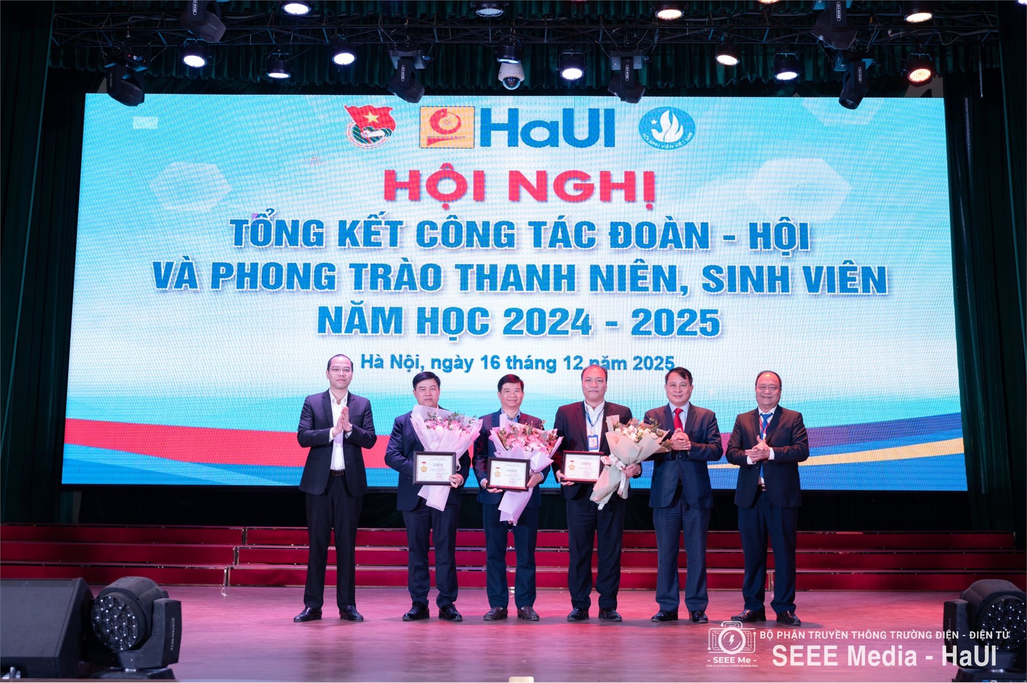 Trường Điện – Điện tử ghi dấu ấn với nhiều thành tích tiêu biểu tại Hội nghị tổng kết công tác Đoàn – Hội năm học 2024–2025