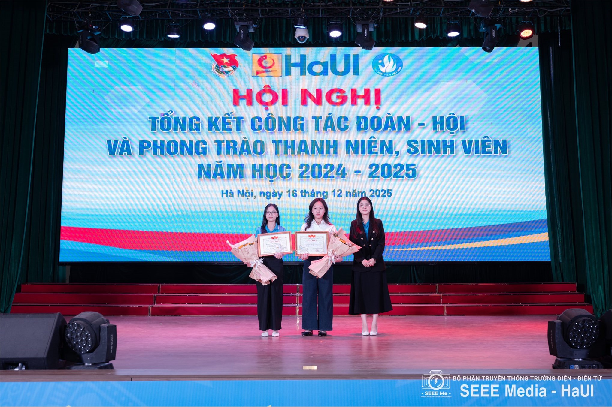 Trường Điện – Điện tử ghi dấu ấn với nhiều thành tích tiêu biểu tại Hội nghị tổng kết công tác Đoàn – Hội năm học 2024–2025