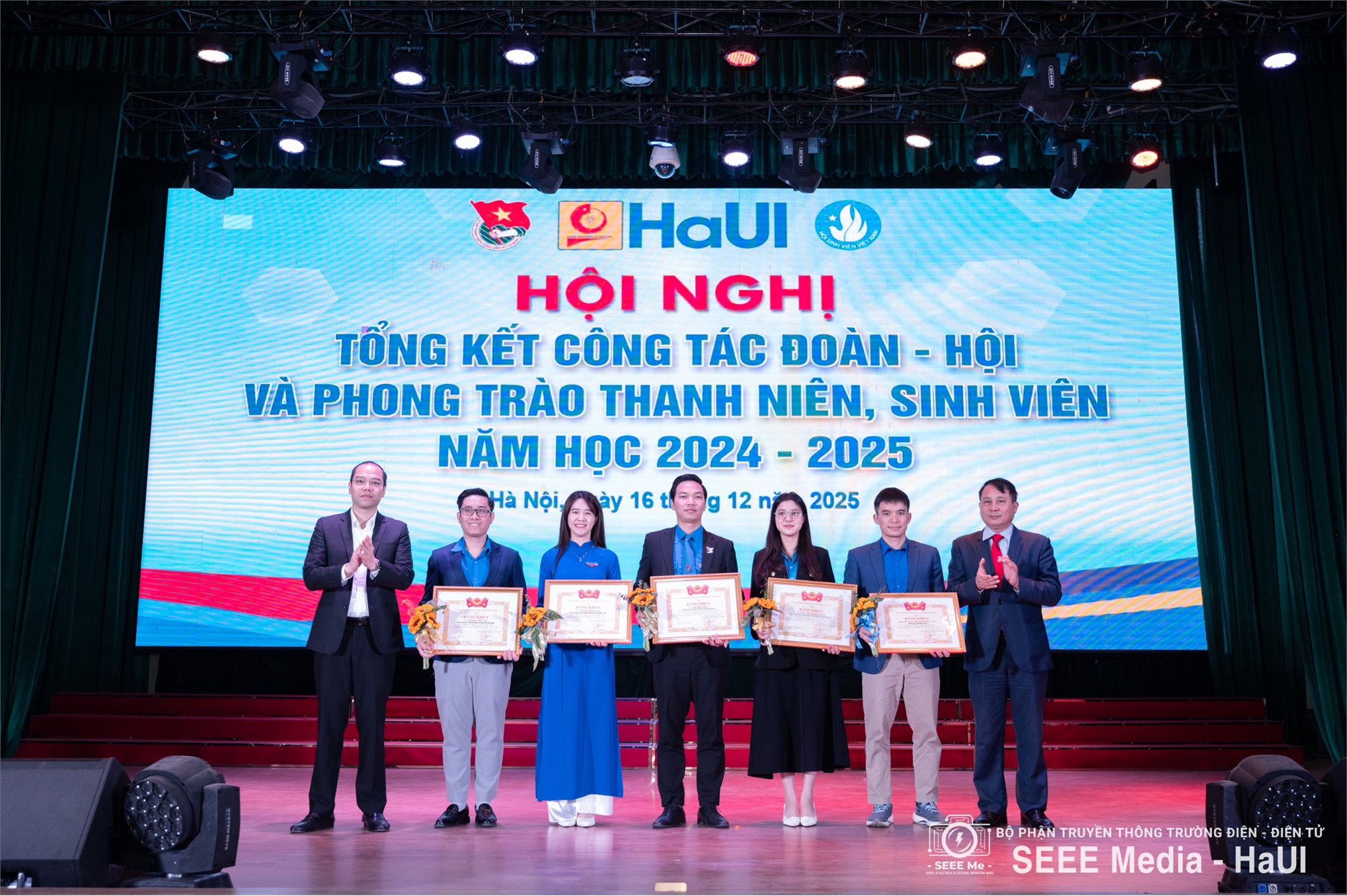 Trường Điện – Điện tử ghi dấu ấn với nhiều thành tích tiêu biểu tại Hội nghị tổng kết công tác Đoàn – Hội năm học 2024–2025