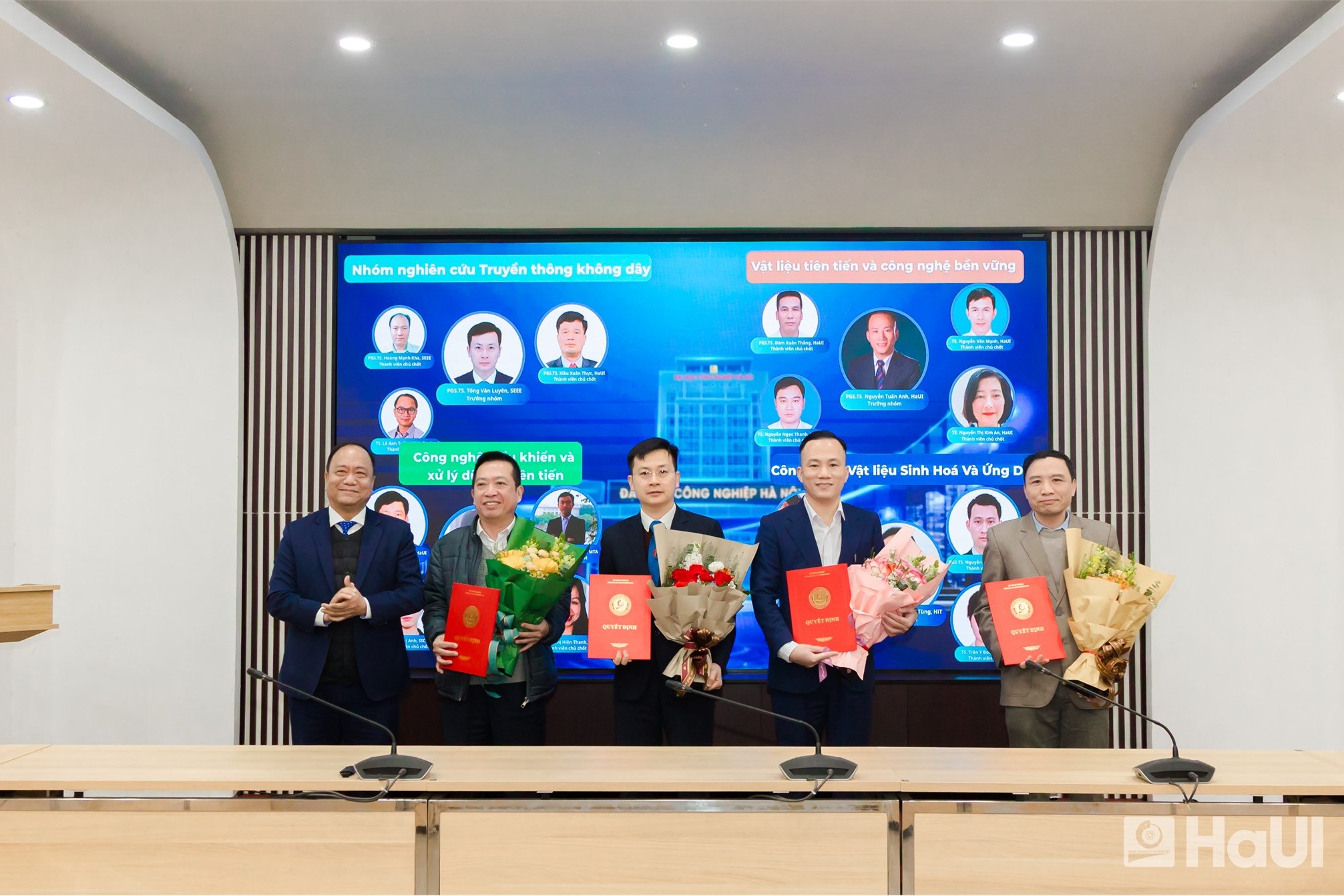 Trường Điện – Điện tử có Nhóm nghiên cứu tiềm năng được công bố tại Đại học Công nghiệp Hà Nội năm 2025