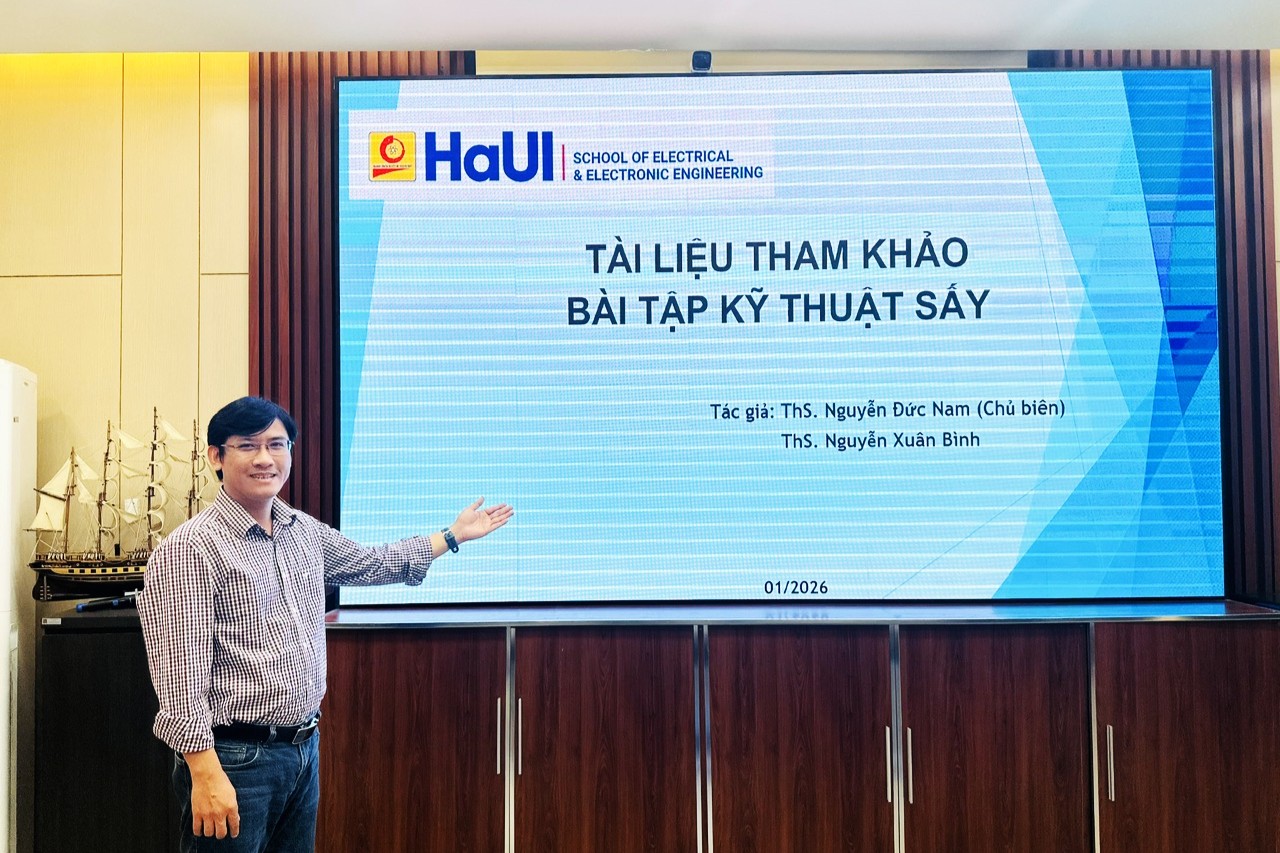 Thẩm định cấp Trường sách hướng dẫn “Bài tập Kỹ thuật sấy”