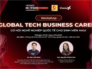 [Workshop] Global Sales Engineer Career - Cơ hội nghề nghiệp quốc tế cho sinh viên Đại học Công nghiệp Hà Nội