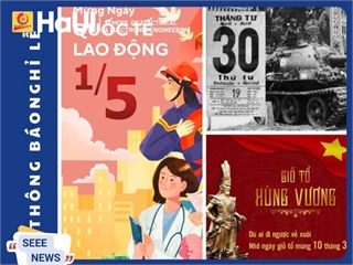 Thông báo lịch nghỉ Giỗ Tổ Hùng Vương, Ngày Chiến thắng 30/4 và Quốc tế lao động 01/5 năm 2026