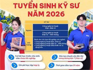 Tuyển sinh chương trình đào tạo chuyên sâu đặc thù tương đương bậc 7 - Kỹ sư năm 2026