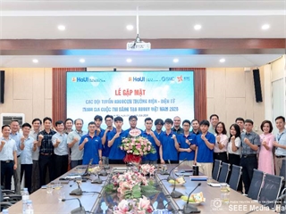 Tiếp sức Robocon 2026: Trường Điện - Điện tử gặp mặt, động viên 02 đội tuyển DCN-SEEE trước thềm tranh tài