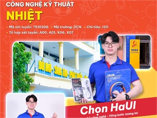 Tuyển sinh CTĐT Công nghệ Kỹ thuật nhiệt năm 2026