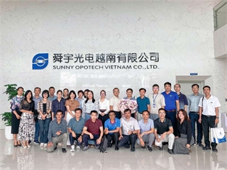 Khoa Tự động hóa, Trường Điện- Điện tử, Đại học Công Nghiệp Hà Nội thăm và làm việc tại Công ty TNHH Sunny Opotech Việt Nam