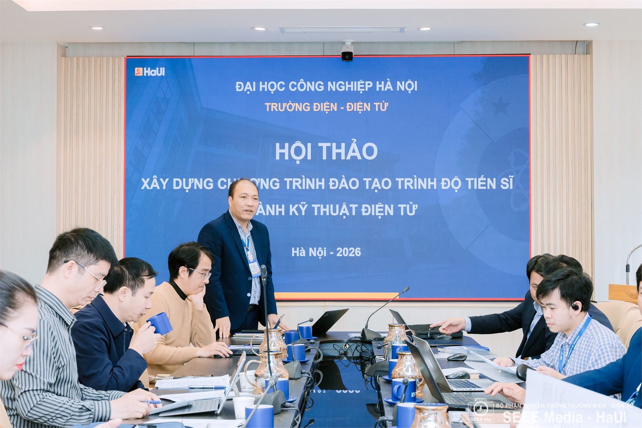 Hội thảo lấy ý kiến về mục tiêu đào tạo, chuẩn đầu ra và khung chương trình đào tạo tiến sĩ ngành Kỹ thuật Điện tử
