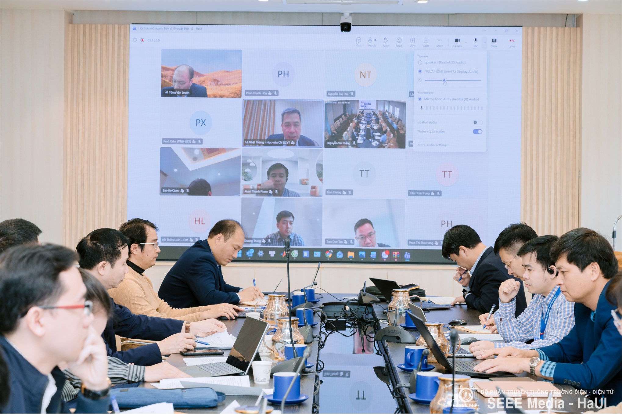 Hội thảo lấy ý kiến về mục tiêu đào tạo, chuẩn đầu ra và khung chương trình đào tạo tiến sĩ ngành Kỹ thuật Điện tử