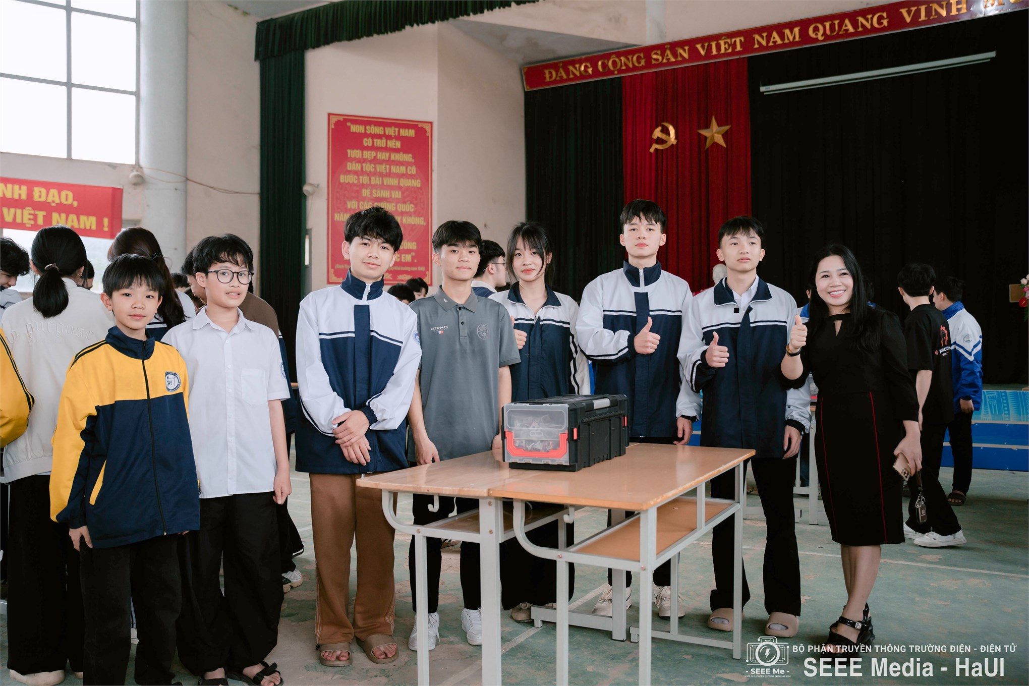 Tư vấn tuyển sinh 2026 gắn với trải nghiệm STEM: Trường Điện – Điện tử đồng hành cùng học sinh Bắc Kạn