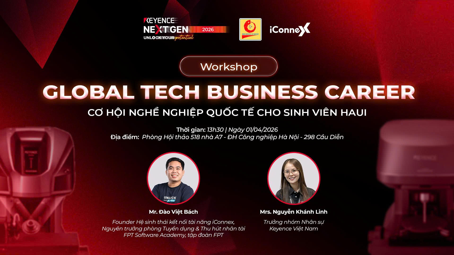 [Workshop] Global Sales Engineer Career - Cơ hội nghề nghiệp quốc tế cho sinh viên Đại học Công nghiệp Hà Nội