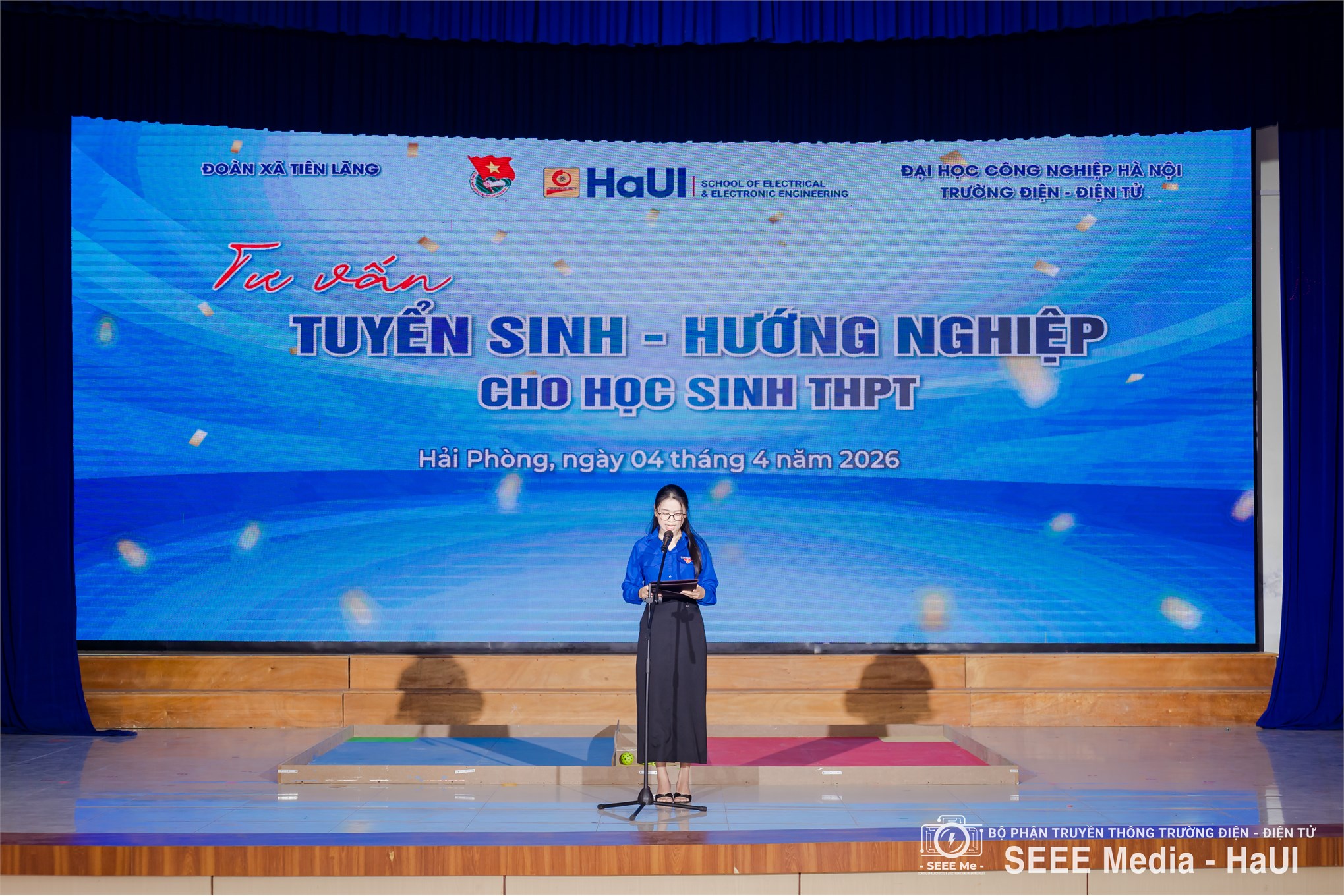 Tư vấn tuyển sinh - hướng nghiệp 2026 gắn với Hoạt động Trải nghiệm Robot mini “Hành trình ngọc biển - Hải Phòng 2026”