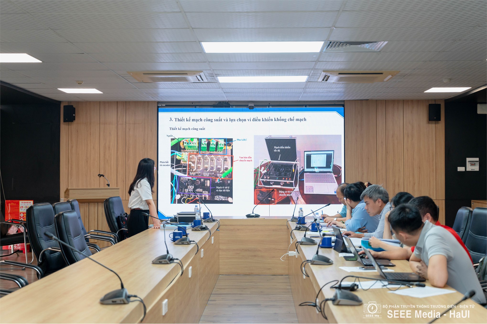 Nghiệm thu đề tài “Nghiên cứu chế tạo mạch công suất và thiết kế bộ điều khiển phi tuyến cho động cơ từ trở chuyển mạch công suất nhỏ”