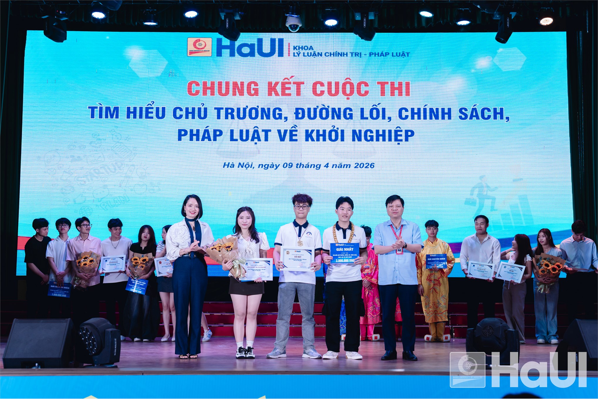 Trường Điện – Điện tử xuất sắc giành giải Nhất Cuộc thi “Tìm hiểu chủ trương, đường lối, chính sách, pháp luật về khởi nghiệp” năm 2026