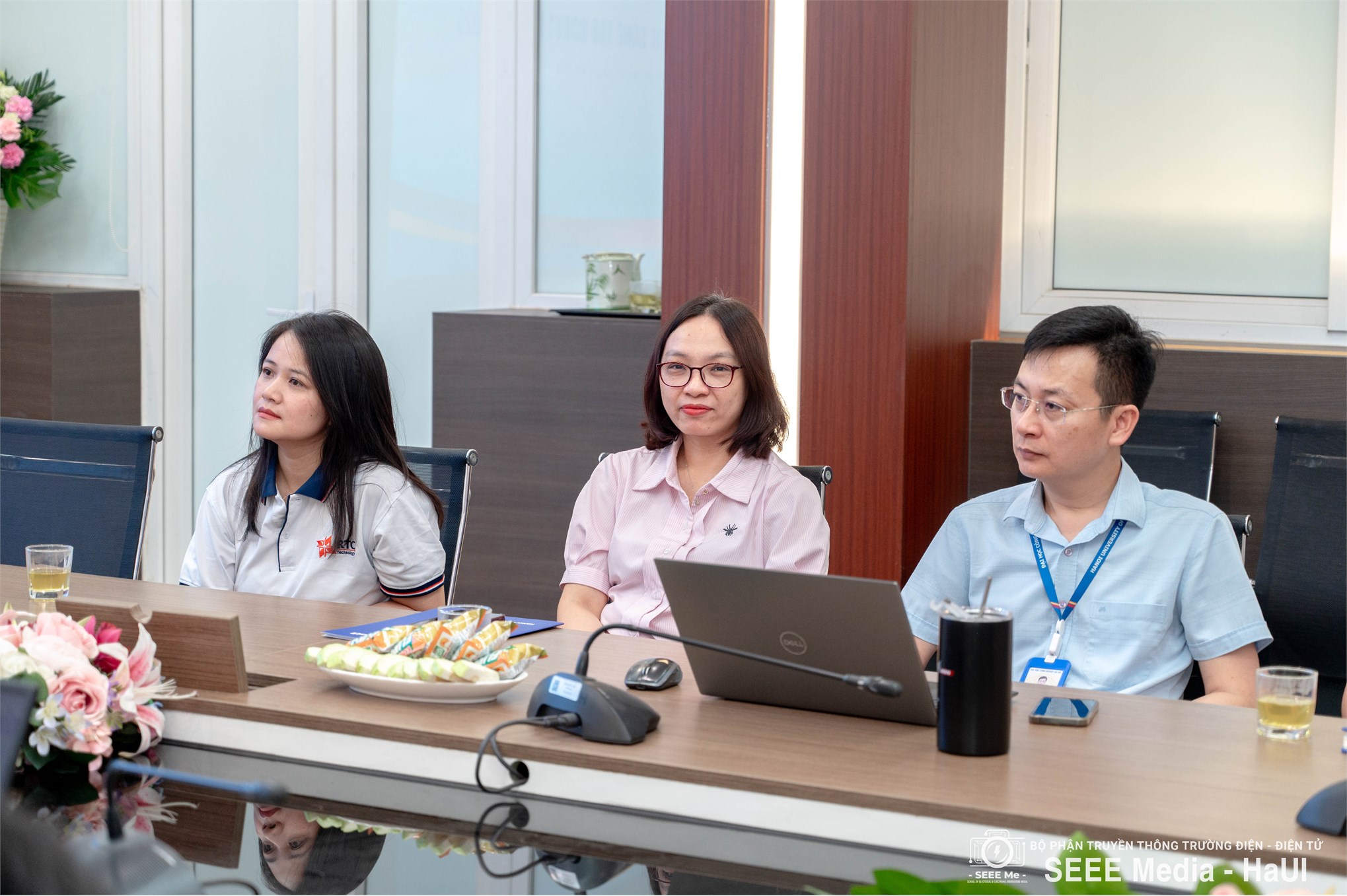 Tiếp sức Robocon 2026: Trường Điện - Điện tử gặp mặt, động viên 02 đội tuyển DCN-SEEE trước thềm tranh tài