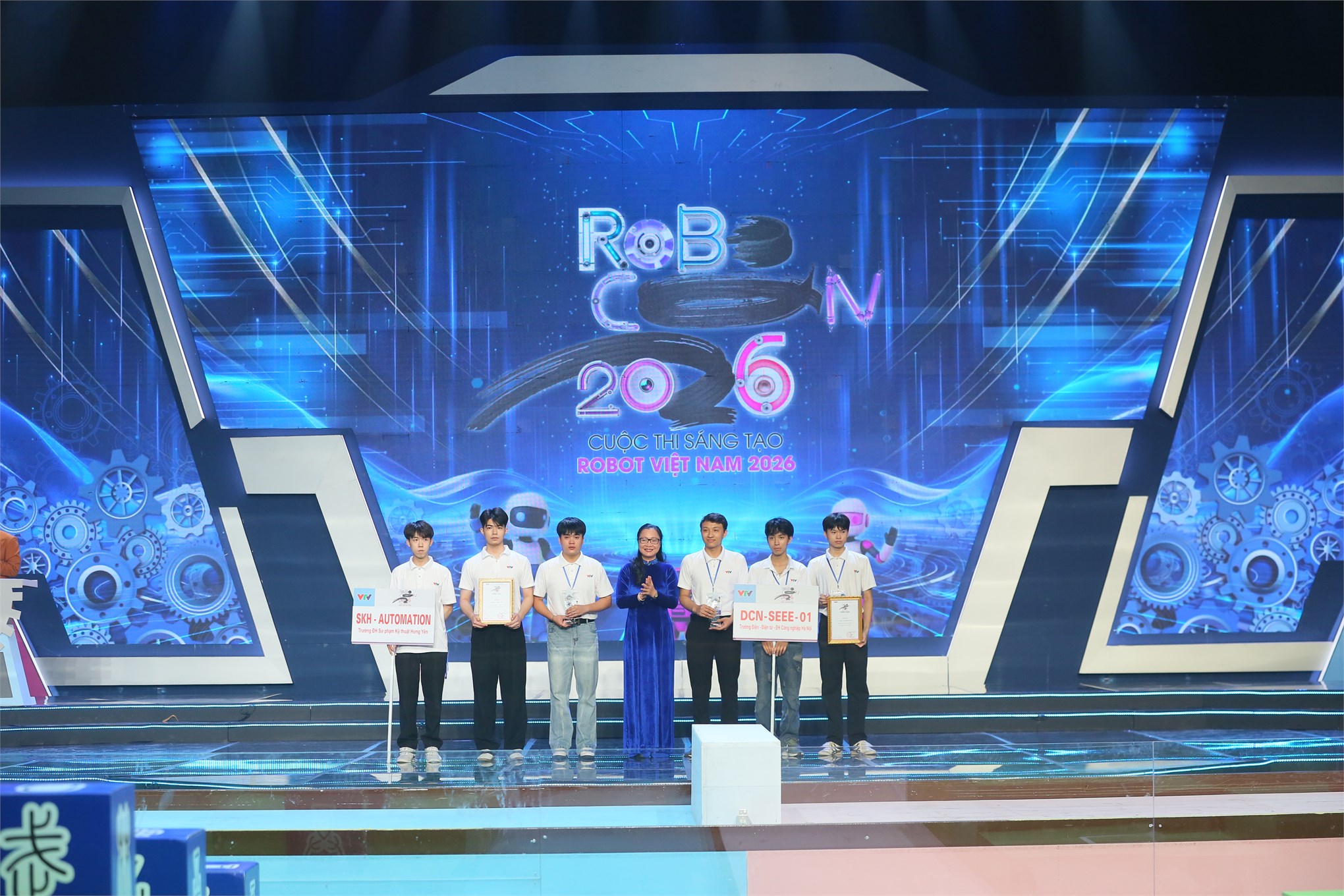 Đội tuyển DCN-SEEE-01 xuất sắc giành giải Ba tại vòng chung kết Robocon Việt Nam 2026