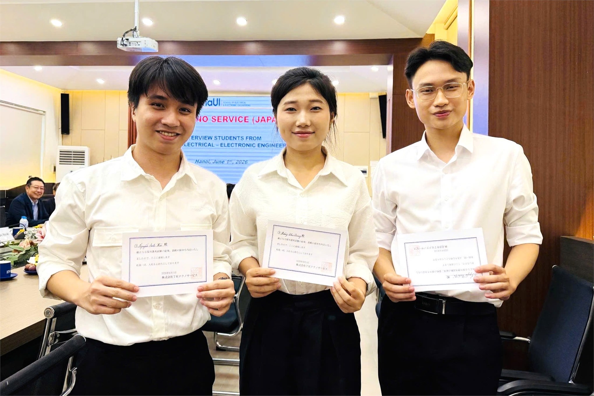 Trường Điện - Điện tử đón tiếp và Công ty TK Techno Service và Tập đoàn TOKO (Nhật Bản), mở rộng cơ hội việc làm cho sinh viên