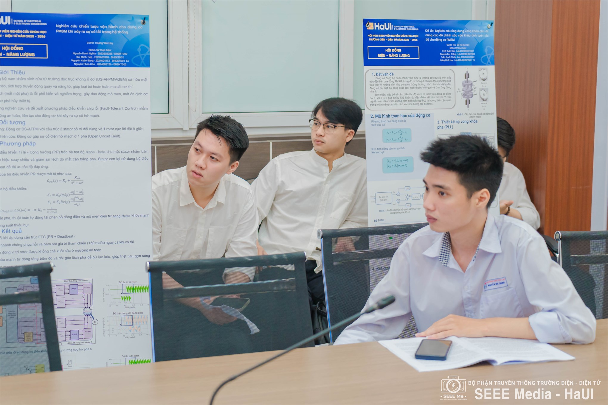 Nghiệm thu đề tài sinh viên nghiên cứu khoa học đợt 2, lĩnh vực Điện - Năng lượng