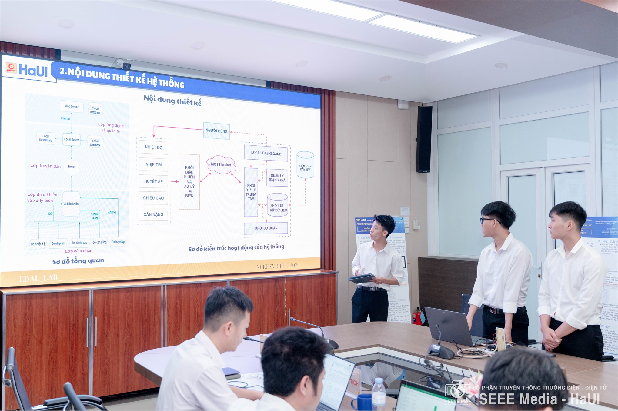 109 sinh viên Điện tử tham gia nghiệm thu đề tài nghiên cứu khoa học năm học 2025 – 2026