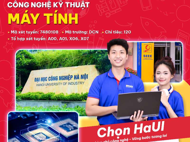 Tuyển sinh CTĐT Công nghệ Kỹ thuật máy tính năm 2026