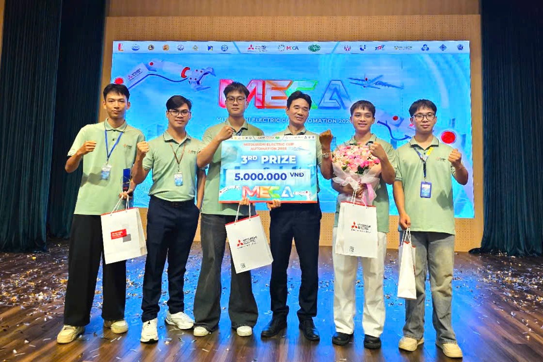 Đội thi SEEE-SPEAR xuất sắc giành Giải Ba toàn quốc tại Cuộc thi Mitsubishi Electric Cup Automation 2026