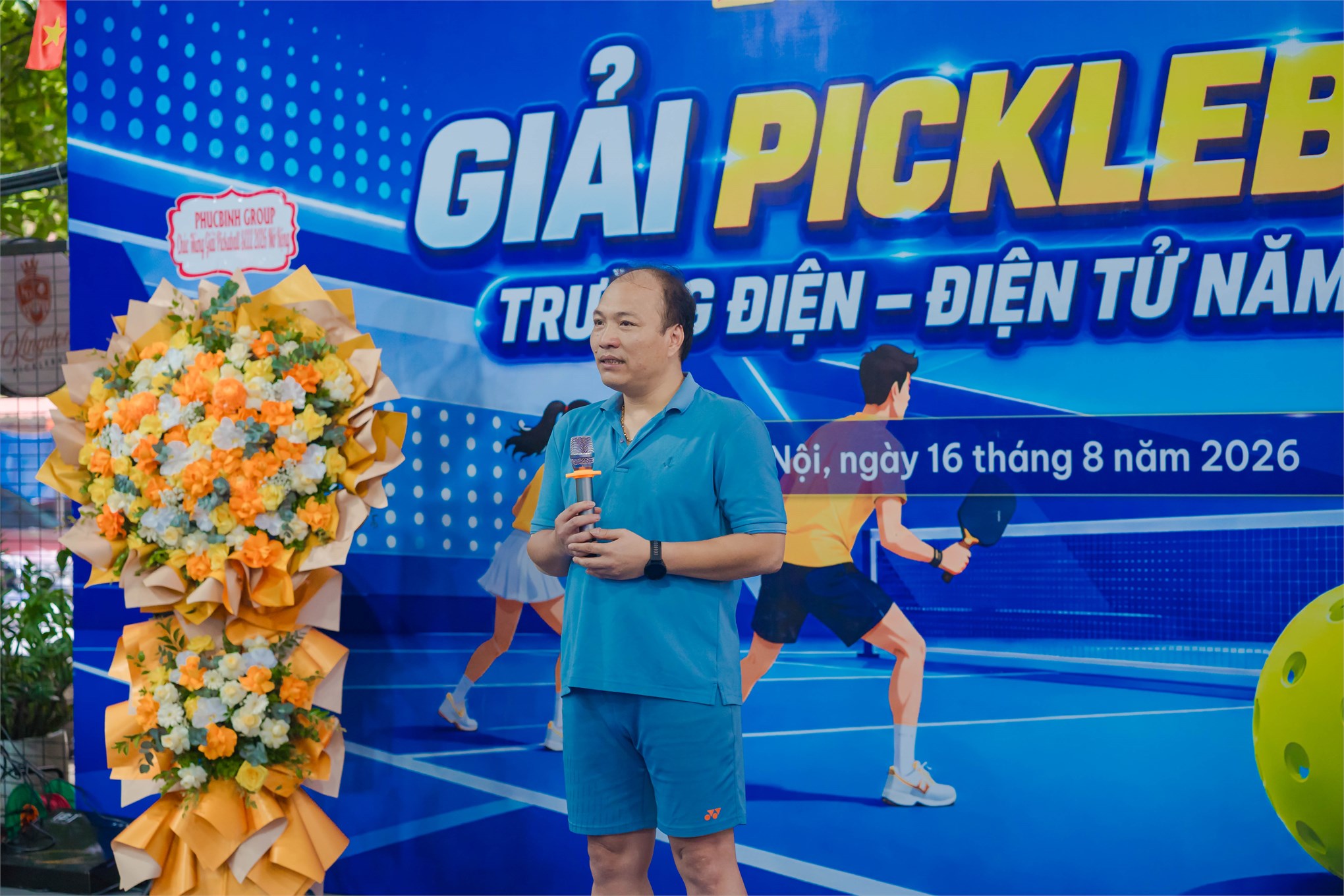 Sôi nổi Giải Pickleball kết nối cựu sinh viên Trường Điện - Điện tử năm 2026