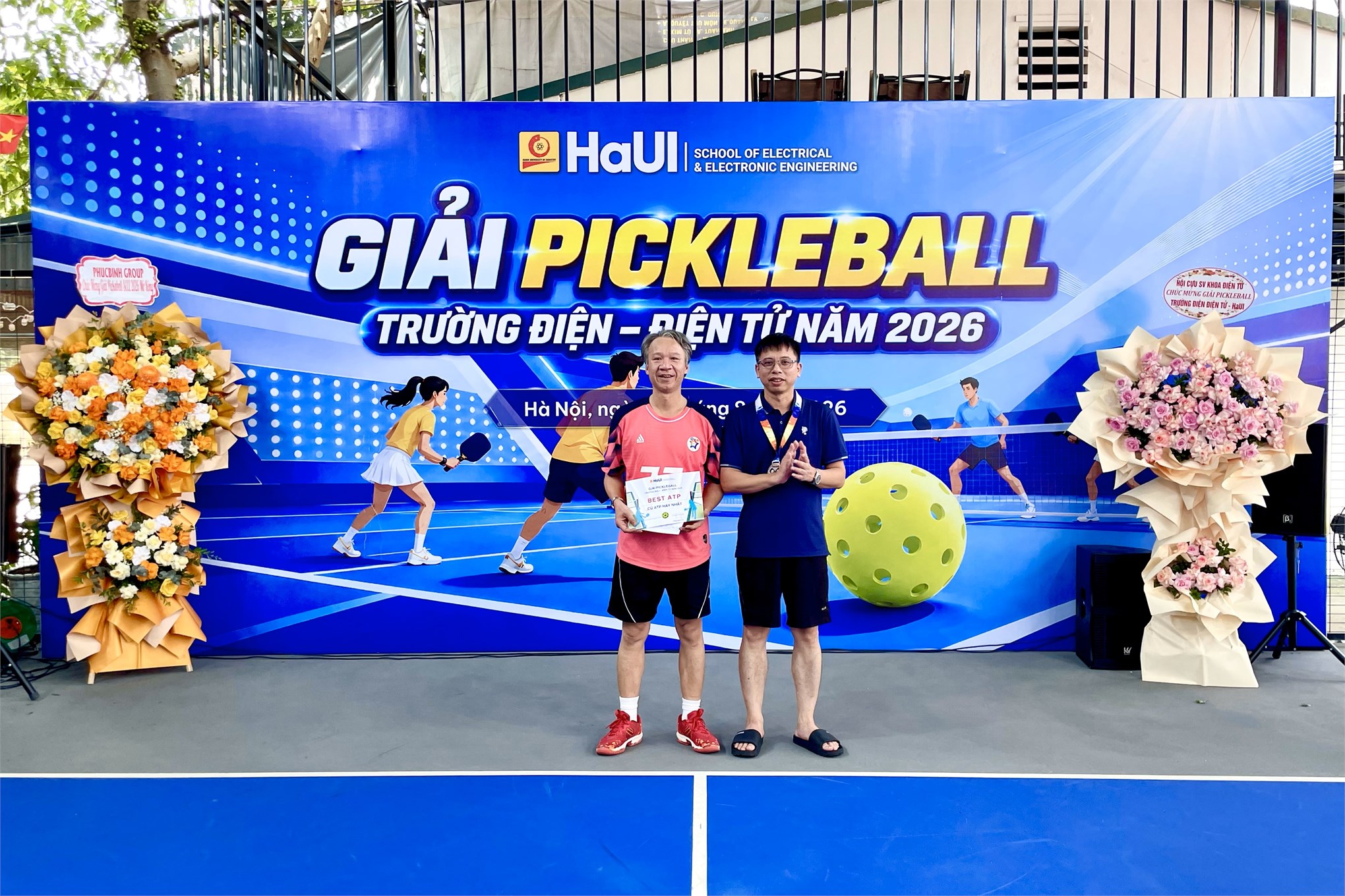 Sôi nổi Giải Pickleball kết nối cựu sinh viên Trường Điện - Điện tử năm 2026