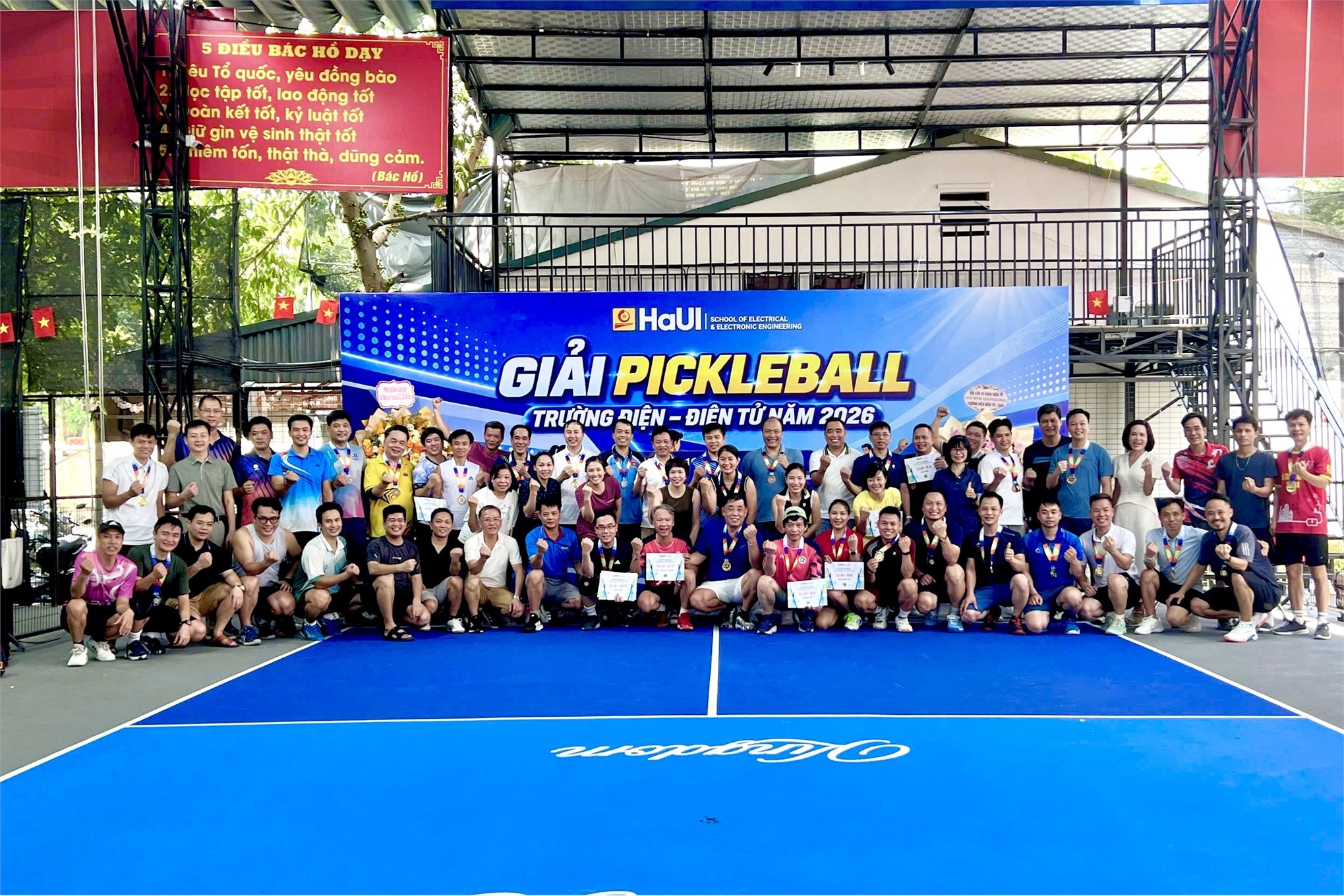 Sôi nổi Giải Pickleball kết nối cựu sinh viên Trường Điện - Điện tử năm 2026