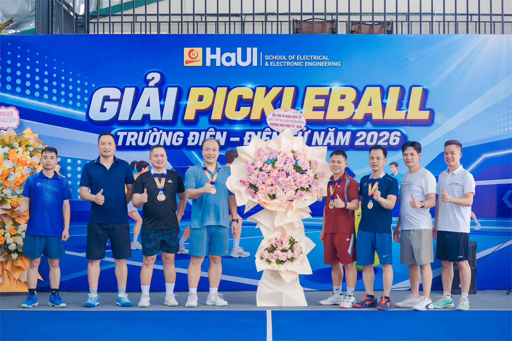Sôi nổi Giải Pickleball kết nối cựu sinh viên Trường Điện - Điện tử năm 2026