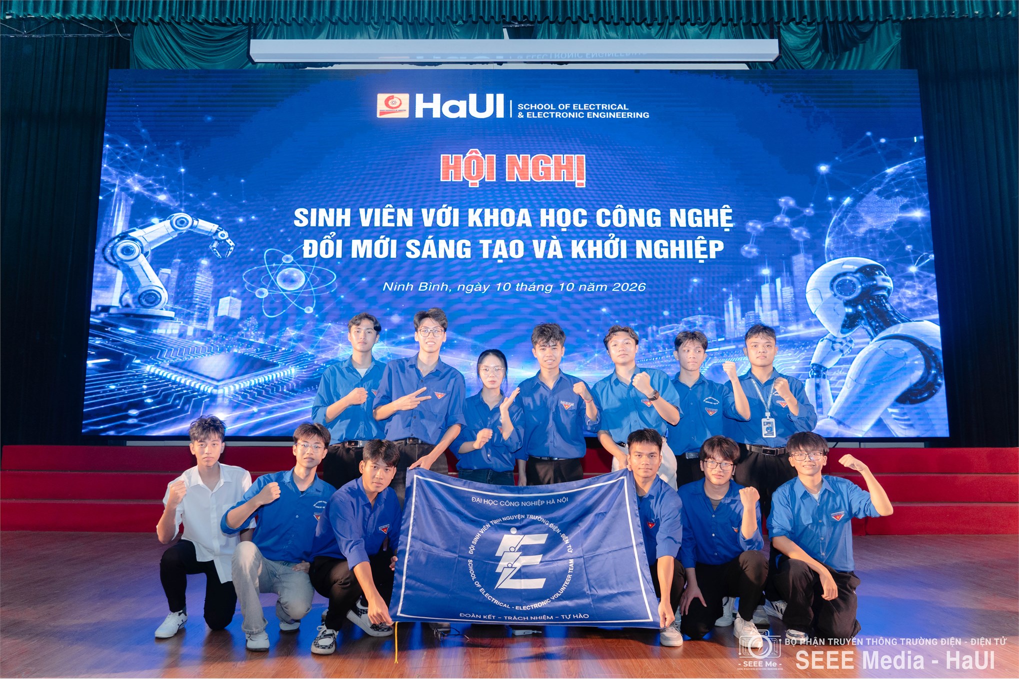 Trường Điện - Điện tử tổ chức Hội nghị sinh viên với khoa học công nghệ, đổi mới sáng tạo và khởi nghiệp