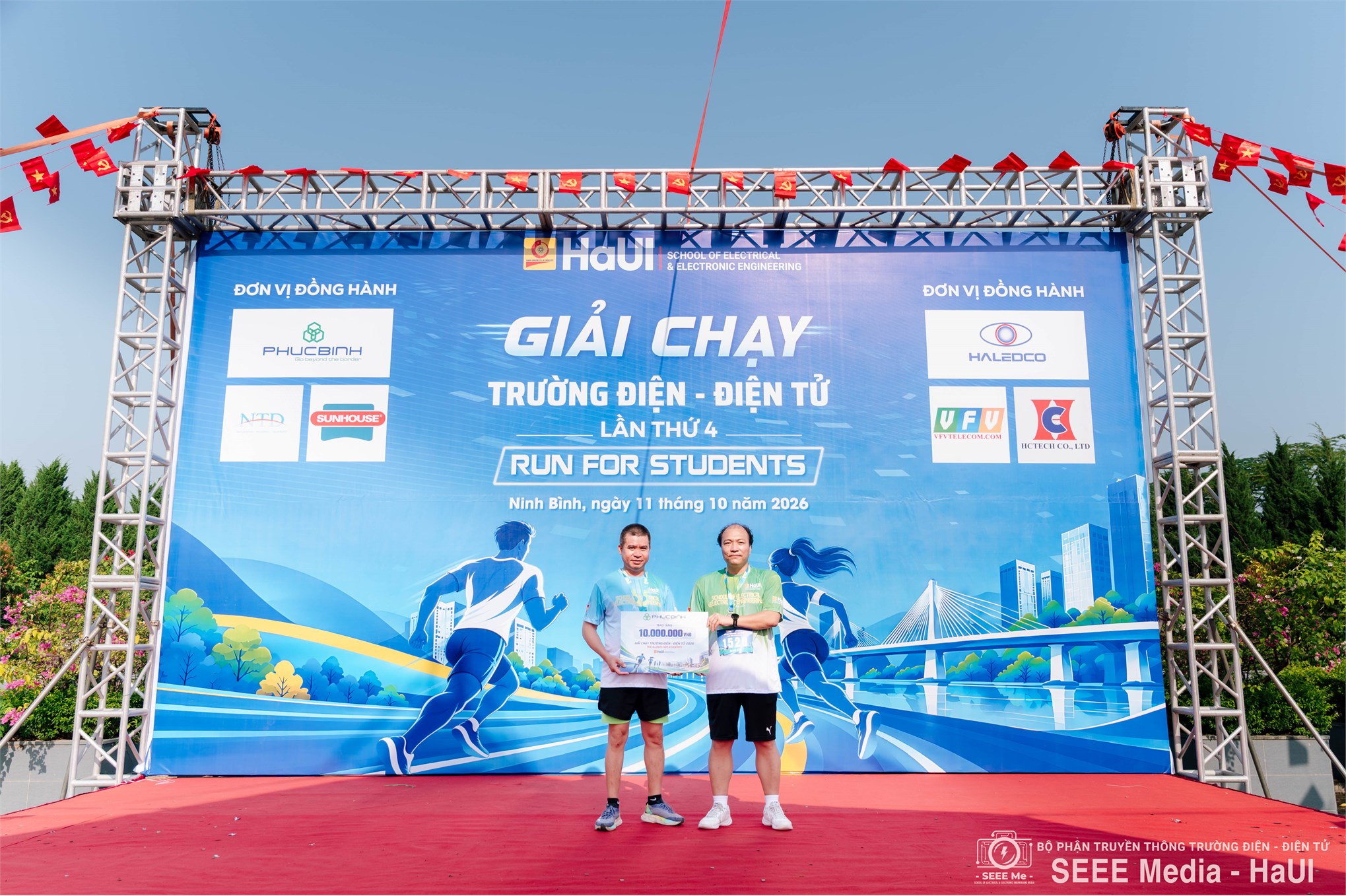 Giải chạy Trường Điện - Điện tử 2026: Lan tỏa tinh thần thể thao, kết nối và sẻ chia