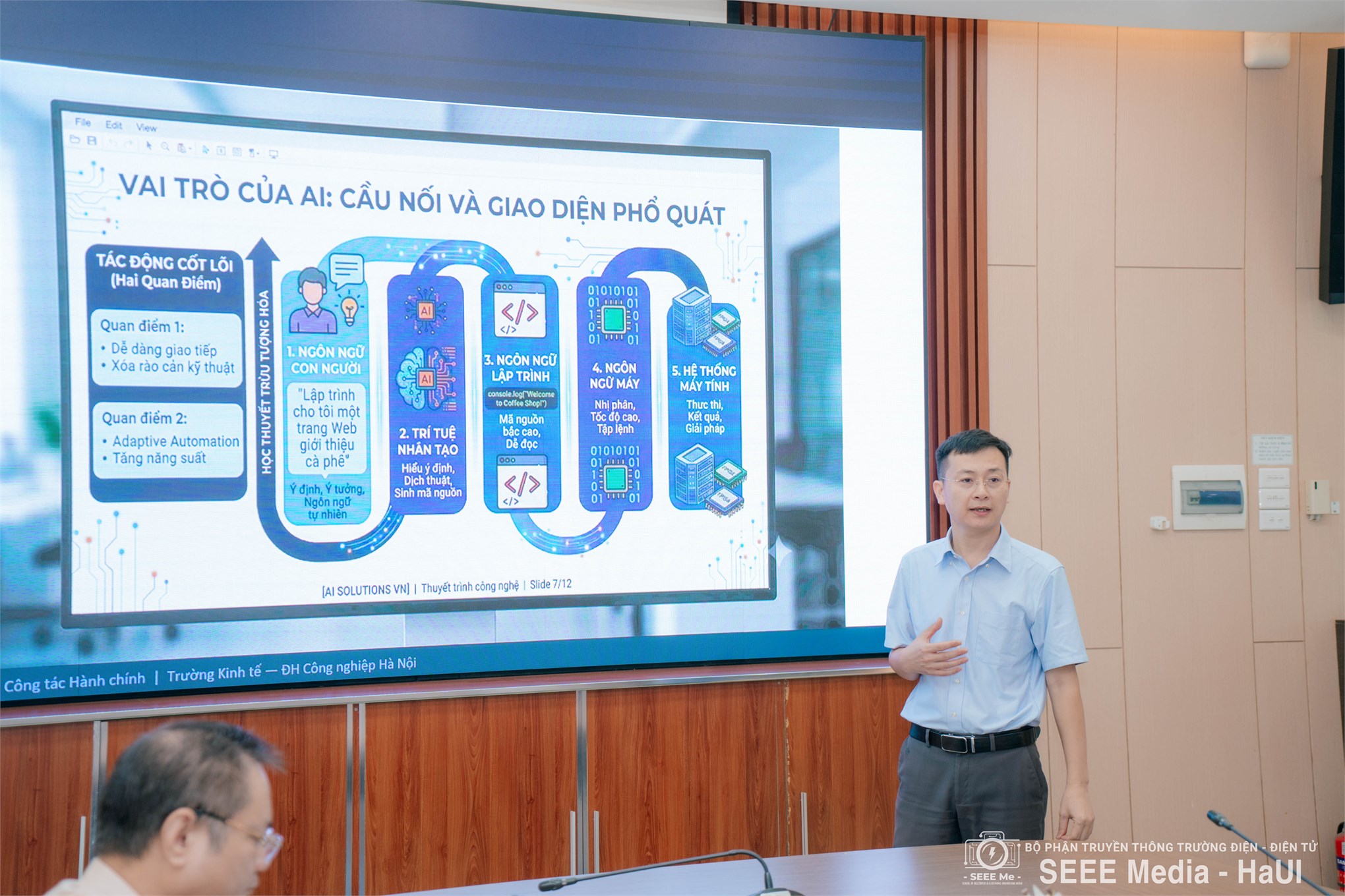 Trường Điện - Điện tử thúc đẩy ứng dụng trí tuệ nhân tạo trong công tác hành chính