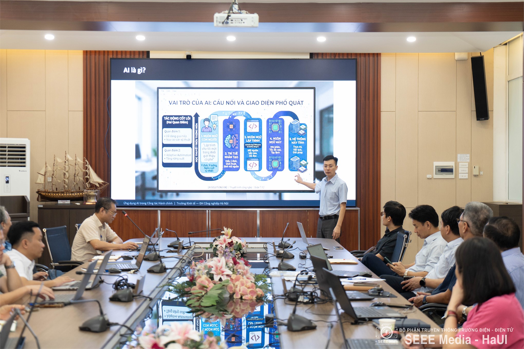 Trường Điện - Điện tử thúc đẩy ứng dụng trí tuệ nhân tạo trong công tác hành chính